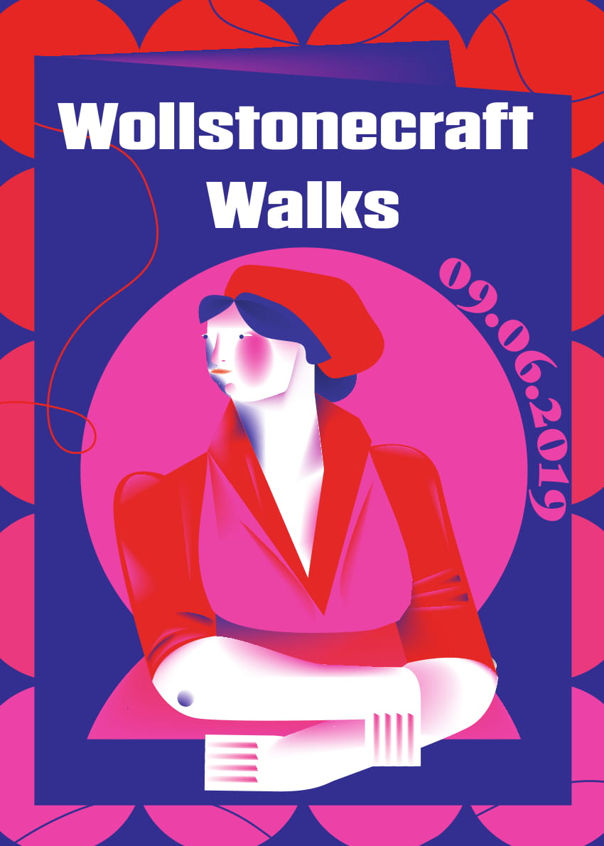 front of flyer for Wollstonecraft Walks